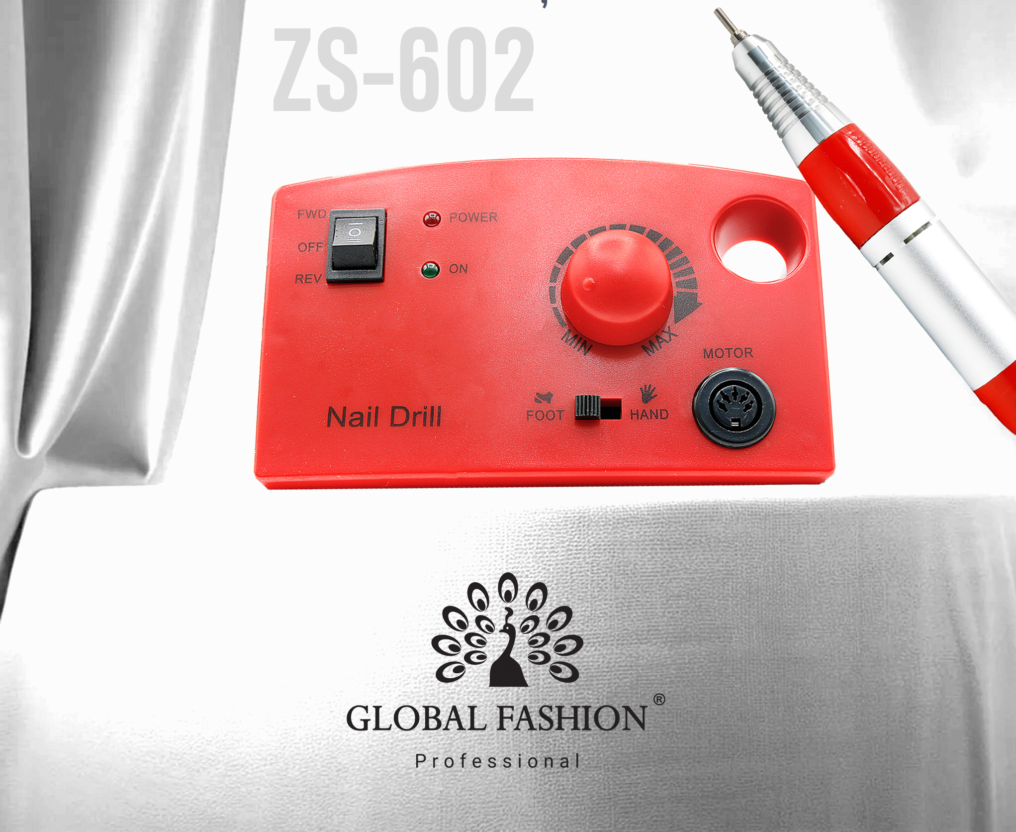 Manicure and pedicure nail drill ZS-602 45W 35000 rpm: High Quality