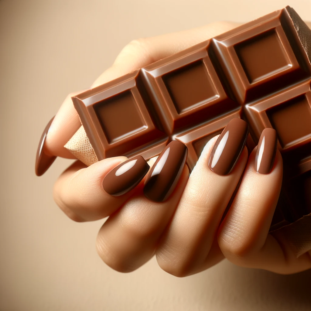 Manichiura inspirata de ciocolata: cele mai deosebite modele de unghii